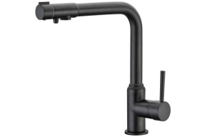 Смеситель Kaiser Teka 13044-9 для кухонной мойки, черный матовый