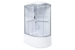 Душевая кабина Deto L 120х80 с подсветкой, хром (L620LLED) - 2
