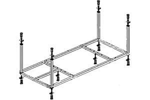 Каркас для акриловой ванны Cezares (EMP-170-80-MF-R)