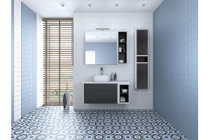 Модуль для тумбы Aquaton Брук 20 белый-темное дерево - 3