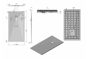 Поддон для душа Vincea 170х90 белый матовый - 2