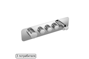 Смеситель для душа встраиваемый Excellent Krotos хром