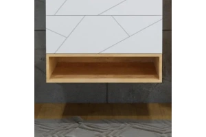 Ниша для тумбы Бриклаер Кристалл 80 дуб бунратти (4627125415906)