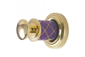 Крючок Boheme Murano золото с фиолетовым