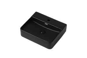 Раковина накладная Abber Rechteck 50 черная матовая (AC2203MB) - 2