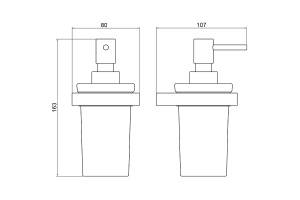 Дозатор для жидкого мыла Timo Petruma черный матовый - 2