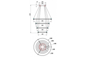 Подвесной светильник Stilfort Tooring 4006/05/04P - 3