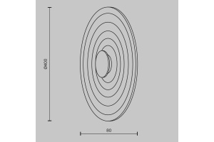 Настенный светильник (бра) Maytoni MOD400WL-L5GR3K - 2