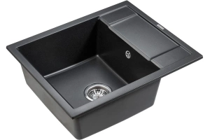 Мойка кухонная Paulmark Optimum 60 черный матовый - 2