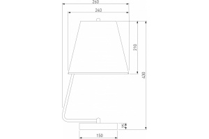 Настольная лампа декоративная Eurosvet Amaretto 01165/1 хром - 3
