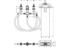 Скрытая часть Hansgrohe 13440180 - 2