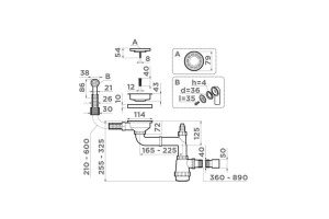 Сифон для кухонной мойки Omoikiri золото (4956499) - 2