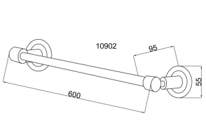 Полотенцедержатель Boheme Murano золото с зеленым - 2