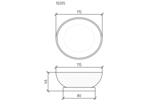 Мыльница настольная Boheme Murano crystal золото глянцевое - 2