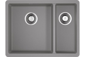Мойка кухонная Omoikiri Kata 55-2-U-GR leningrad grey