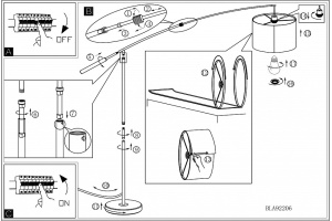 Торшер Eglo Belora 92206 - 2