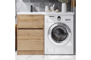 Комплект мебели Aquaton Лондри 60 светлое дерево - 2