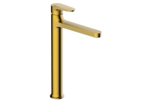 Смеситель для раковины WasserKRAFT Havel золото матовый