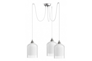 Подвесная люстра 33 Идеи PND.115.03.04.002.CH-S.26.TR-S.27.WH