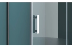 Душевой уголок BelBagno Kraft 120х80 хром (KRAFT-AH-12-120/80-C-Cr-R) - 2