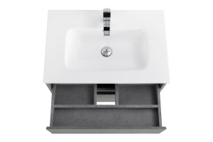 Тумба с раковиной BelBagno Kraft 60 серый - 3