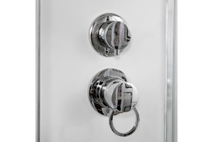 Душевая кабина Deto ЕМ 120х80 с гидромассажем, хром (EM2712RGM) - 3