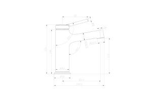 Смеситель Lemark Minima для раковины LM3806C - 2