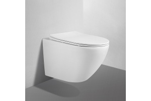 Унитаз подвесной Abber Bequem AC1100, белый - 3