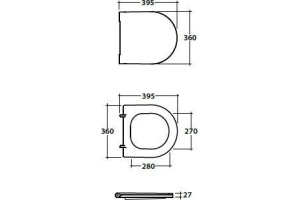 Крышка-сиденье Globo Forty3 FOR22BI с микролифтом, белый - 3