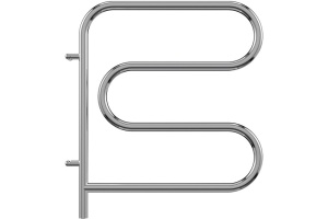 Электрический полотенцесушитель Terminus F-образный 500x500 Хром