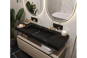 Раковина - столешница Art Flat 120 черный - 3