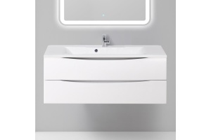 Тумба под раковину BelBagno Marino 120 bianco lucido (MARINO-1200-2C-SO-BL-P)