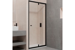 Душевая дверь RGW Passage PA-02B 80х185 профиль черный стекло прозрачное