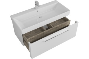 Мебель для ванной Owl 1975 Ragnar 100 белая, 1 ящик, 1 внутренний - 3