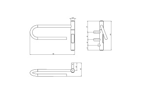 Электрический полотенцесушитель Vincea 39х25 белый - 2