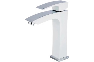 Смеситель для раковины Gappo белый хром