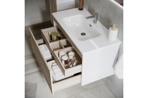 Тумба под раковину Sancos Smart 80 дуб бардолино (SM80E) - 3