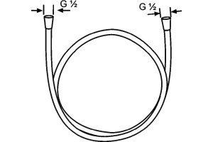 Душевой шланг Kludi Logoflex 6105605-00 - 3