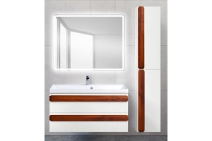 Шкаф-пенал BelBagno Aurora 30 R белый матовый (ручки на выбор) - 3