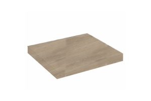 EB50-0800-E10 столешница PARALLEL 800 мм б/отверстия  для умывальника /80х52х6/ (квебекский дуб)