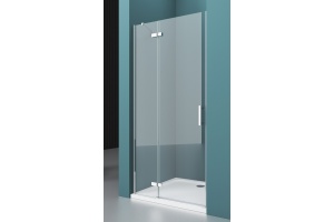 Душевая дверь BelBagno Kraft 100 хром (KRAFT-B-12-60/40-C-Cr-L) - 2