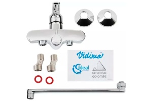 Смеситель для ванны Ideal Standard Alpha универсальный хром - 3