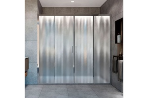 Душевая дверь в нишу Vincea Garda VDS-1G2200CH 220 см, профиль хром, стекло шиншилла