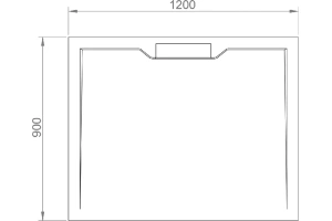 Поддон для душа RGW STE MB 120x90 черный - 3