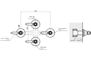 Смеситель для ванны с душем Rav Slezak Morava retro бронза - 2