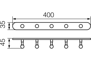 Крючок Veragio Gialetta VR.GIL-6438.BR бронза - 3