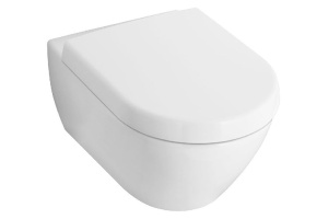 Крышка-сиденье Villeroy & Boch Subway 2.0 9M69 S101 с микролифтом, петли хром - 3