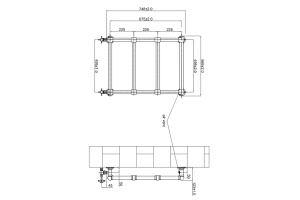 Полотенцесушитель водяной Boheme Imperiale бронза - 3