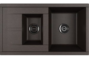 Мойка кухонная AQUATON Делия 87 кофе