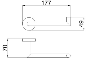 Держатель туалетной бумаги Allen Brau Priority 6.31007-BN брашированный никель - 2